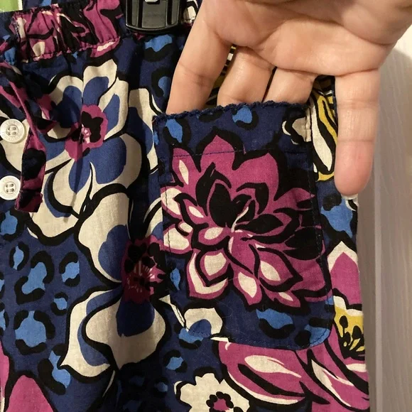Vera Bradley African Violet Floral 2 Piece Pajamas - Loungewear In XS NWOT - Picture 11 of 15